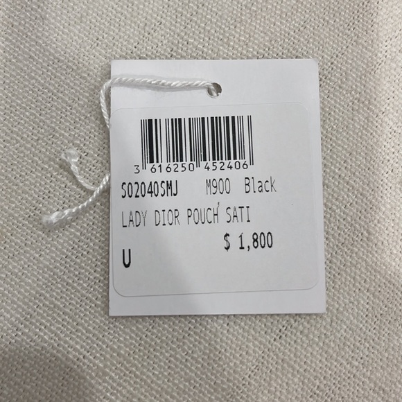 Lady Dior Satin Pouch - like new! Used only a handful of times - Picture 11 of 11